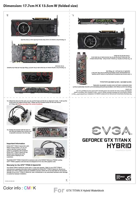 Evga Geforce Gtx Titan X Hybrid Installation Manual Pdf Download