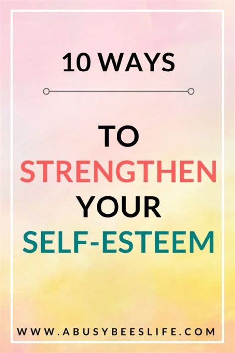 Tips That Will Help Strengthen Your Self Esteem Self Esteem Self Confidence Tips How Are