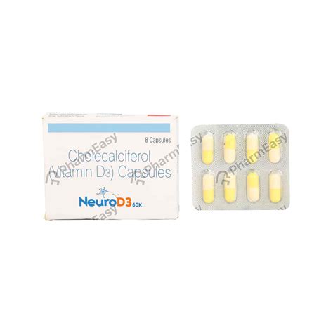 Neuro D3 60k Strip Of 8 Capsules Uses Side Effects Dosage