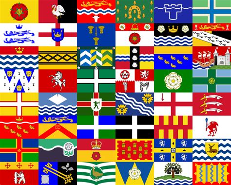 County Flag Montage Harrison Flagpoles