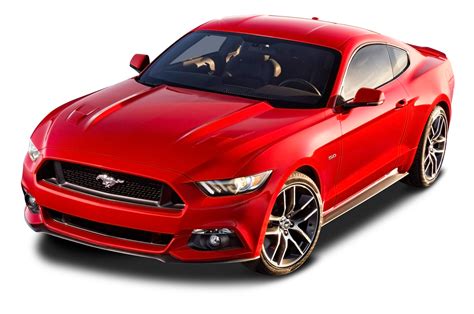 Download Ford Mustang Red Car Png Image For Free