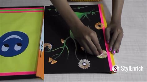School File Decoration How To Make Kids Project School File Step By