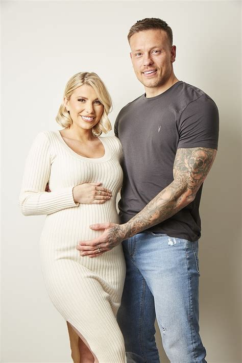 Olivia Bowen And Husband Alex Cradle Her Baby Bump In First Photoshoot