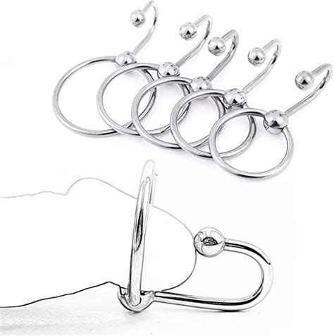 Naixbty Stainless Steel Rings Double Ball Beads Plug Urethra Plug Metal