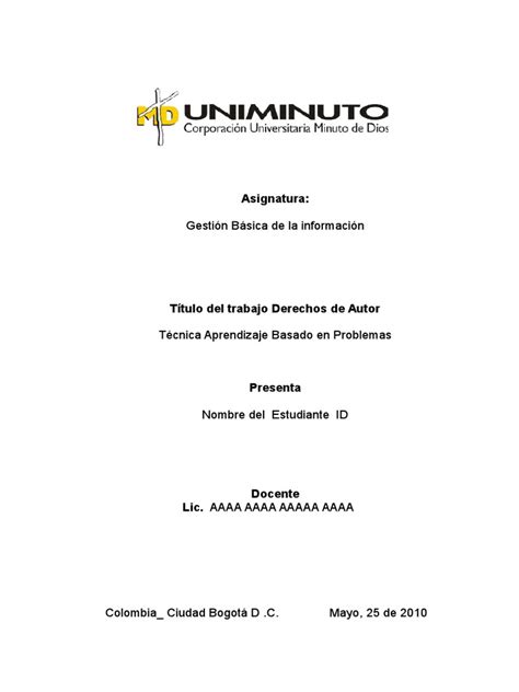 Portada Uniminuto Apa Cognición Sicología Y Ciencia Cognitiva