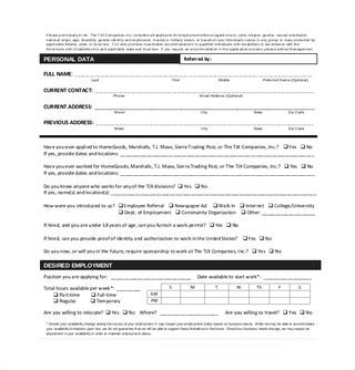 application form templates  sample  format