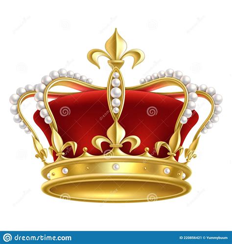 Royal Realistic Crown Luxury Imperial Monarchy Medieval Accessory For