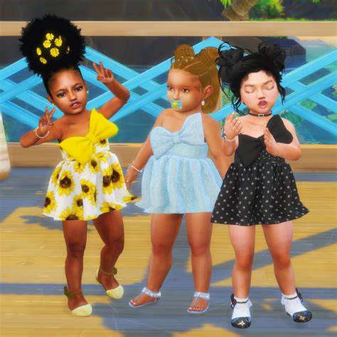 Sims 4 Nexus — Ilovesaramoonkids A Stunning New Toddler Dress