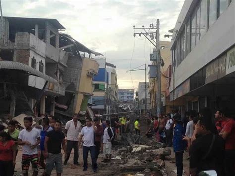 Muertes Por El Terremoto En Ecuador Personas Heridas