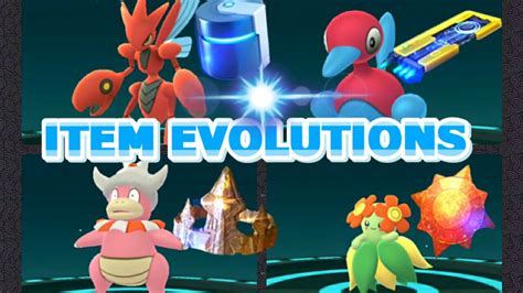 A special evolution item will drop on the seventh day. Pokémon GO Item EVOLUTIONS Scizor Porygon 2 Slowking ...