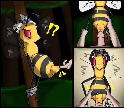 Rule 34 Bee Beedrill Bondage Crying Female Human Insect