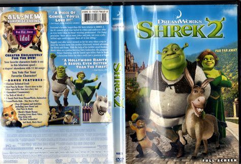 Shrek 2 Dvd Case And Artwork Storage And Media Accessories