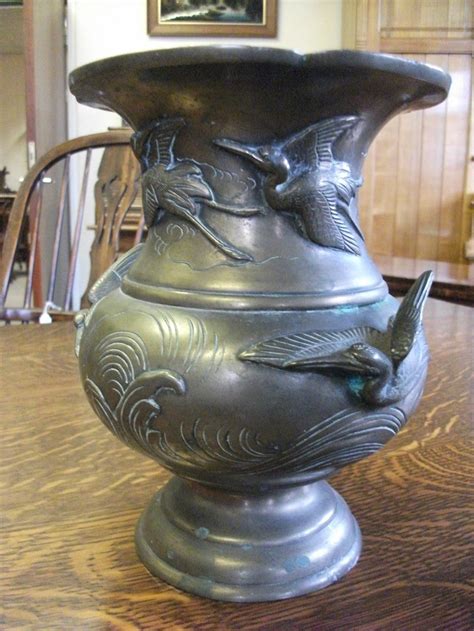 Antiques Atlas Japanese Bronze Vase