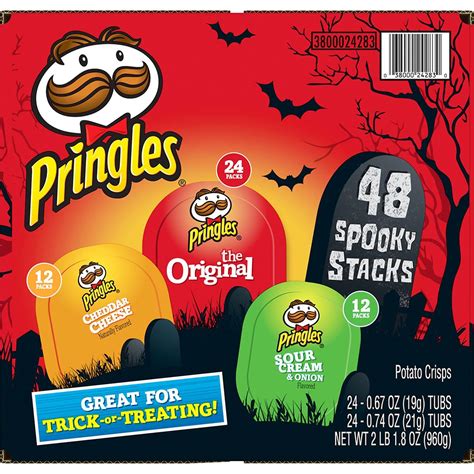Pringles Halloween Snack Stacks Variety Pack 48 Ct