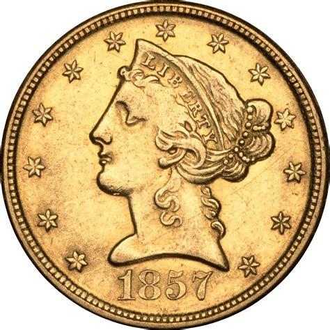 1857 D 5 Ms Liberty Gold Performance Ngc