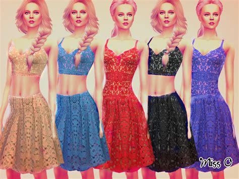 Romantic Lace Set By Miso At Tsr Sims 4 Updates