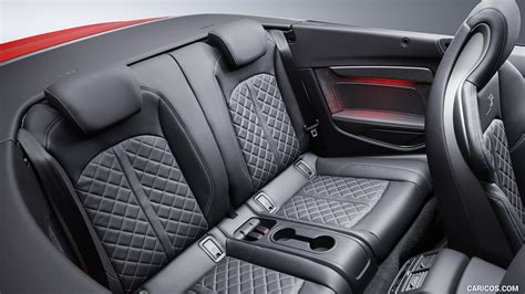 2018 Audi S5 Cabriolet Color Misano Red Interior Rear Seats Hd