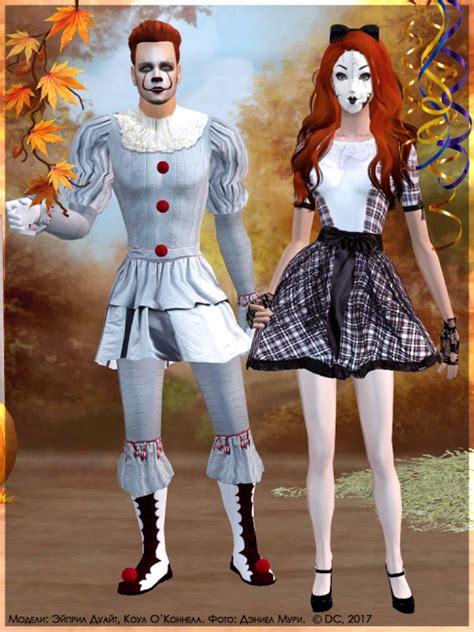 Halloween Advent Updates Sims 4 Clown Clothes Sims 4 Mods