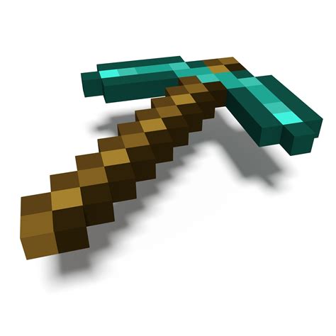 Minecraft Pickaxe 3d Model Turbosquid 1357067