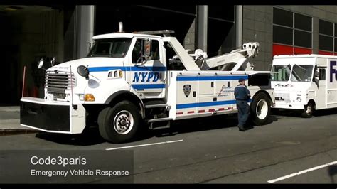 Massive Nypd Police Tow Trucks Recovery Collection Youtube