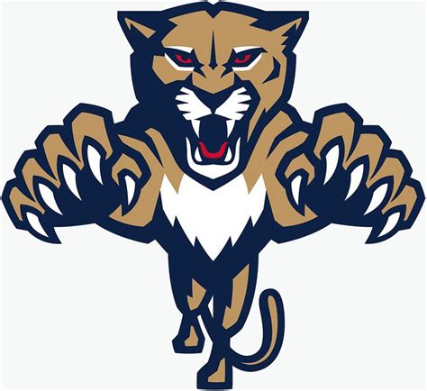 Florida Panthers Alternate Logo Sports Logo Design Mascot Design