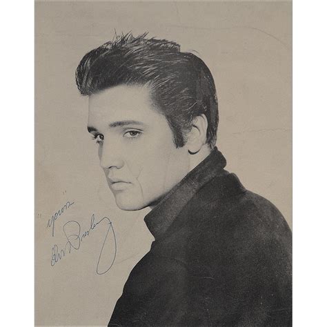 Elvis Presley Autographed Signed 8 X 10 Reprint Photo Mint Condition