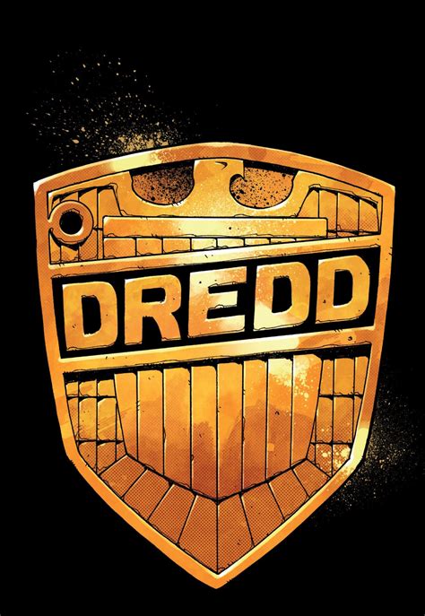 Dredd Badge By Nelson Daniel Judge Dredd Badge Design Comic Illustration