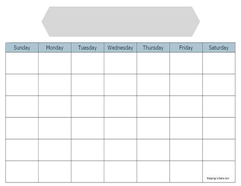 Blank Calendars That Can Be Typed In Example Calendar Printable