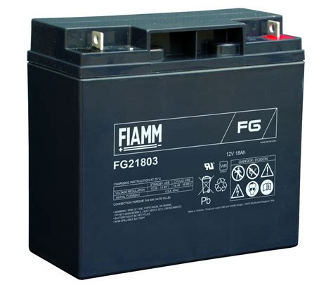Fg21803 12v 18ah Battery Fiamm Batteries Energom