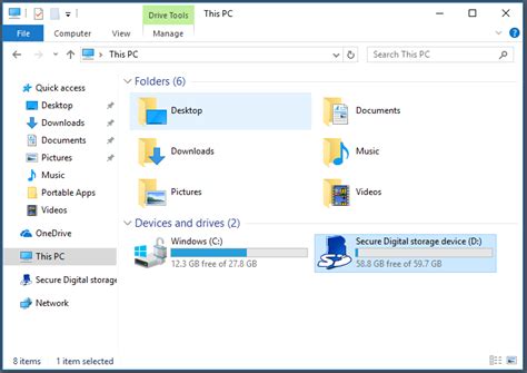 How can i mount the sd card to use it as a local drive or internal storage for saving files in windows 10? Making an SD Card as Permanent Storage in Windows 10 - Radish Logic