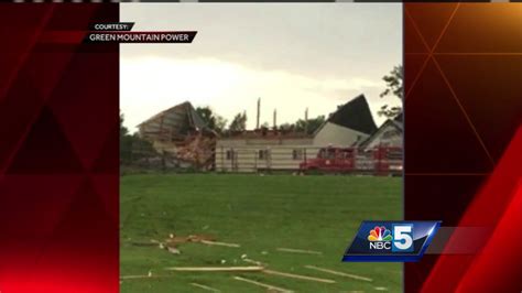 Strong Storms Cause Damage In Addison County Youtube