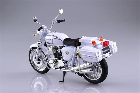 Aoshima 112 Scale Motorcycle Diecast Model Honda Cb750 Four Police