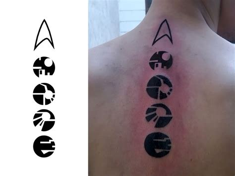 I did a star trek tattoo and i loved it and now my brother said no matter how beautiful it is or how beautiful the meaning is, it's stupid to make a tattoo out of something i've known. Star Trek Tattoo Motive / 62+ Star Trek Tattoos And Ideas - You'll receive email and feed alerts ...