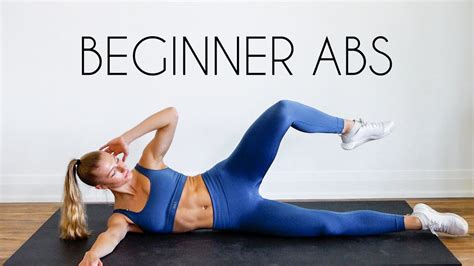 Min Beginner Ab Workout No Equipment Youtube