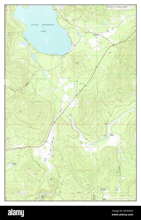 Marion Montana Map 1964 124000 United States Of America By