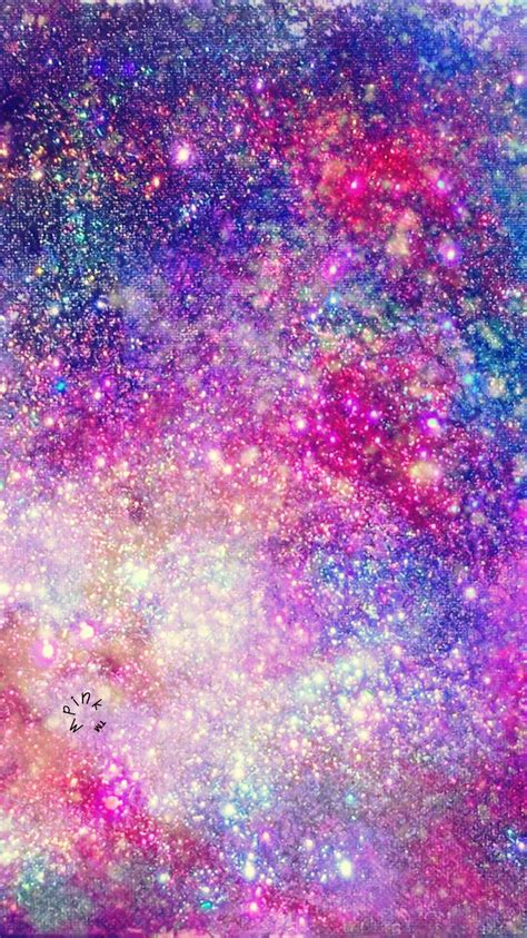 Galaxy Splash Wallpaper Glitter Wallpaper Purple