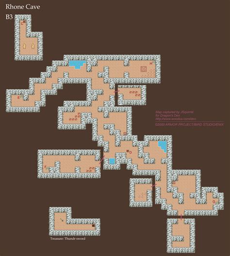 Dragon Warrior Cave Maps