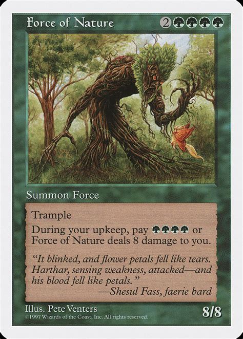 Force Of Nature Magic Card