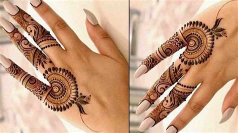 Finger Mehndi Design For Asian Girls Stylish And Beautiful