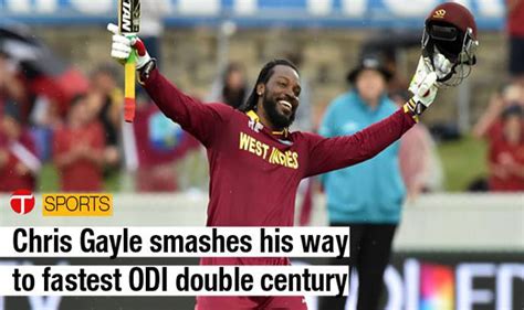 Chris Gayle Scores First Double Century In World Cup History