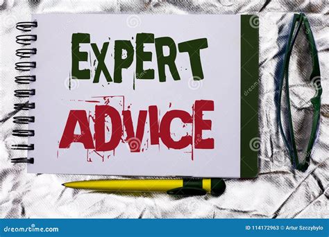 Text Sign Showing Expert Advice Conceptual Photo Professional R Stock
