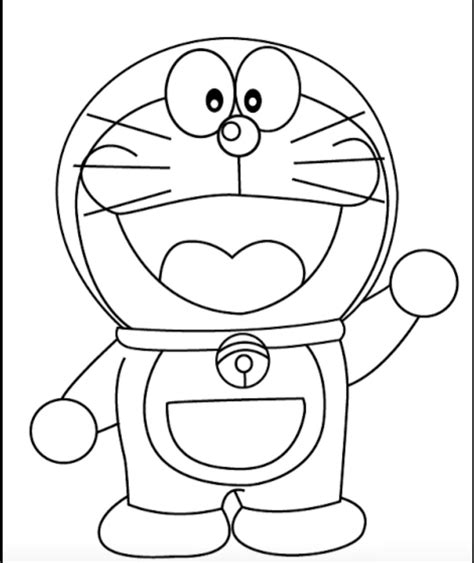 Disegno Di Doraemon Che Sorride Da Colorare Artofit