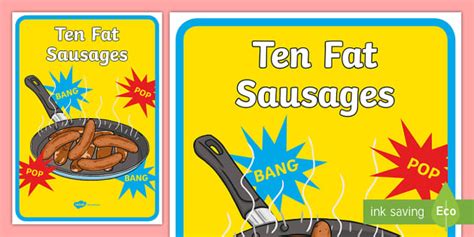 Ten Fat Sausages Display Poster Ten Fat Sausages Display Poster