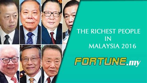 Foo choo choon died in 1921. The Richest People in Malaysia 2016