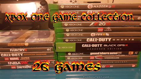 Xbox One Game Collection Youtube