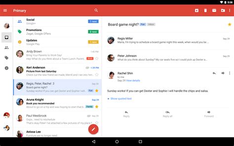 The best of gmail available wherever you are, from any device. Gmail 5.0 with 'Material Design' and Multiple Email ...