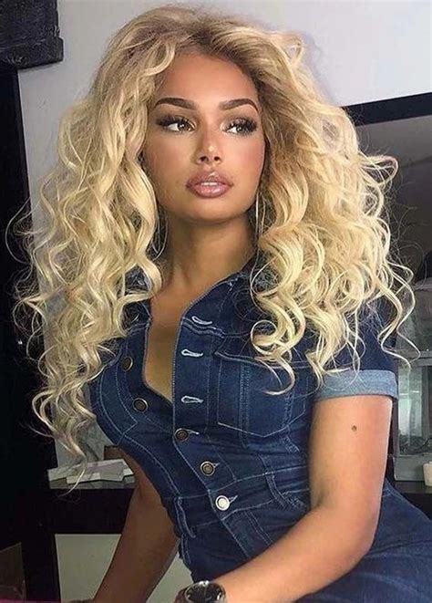 Women Daily Fashion Longandshort Lace Curly Wigs 4c Half Wig Curly Hair