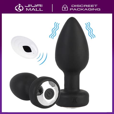 Jiuai 10 Frequency Butt Plug Wireless Remote Control Anal Plugs Vibrator Prostate Massage Sex