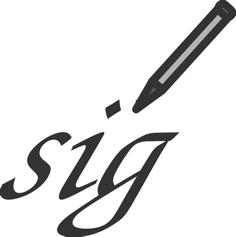 Signature Icon Free Vector Graphic On Pixabay