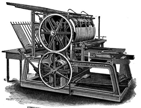 24 Juillet 1847 Invention De La Presse Rotative Nima Reja